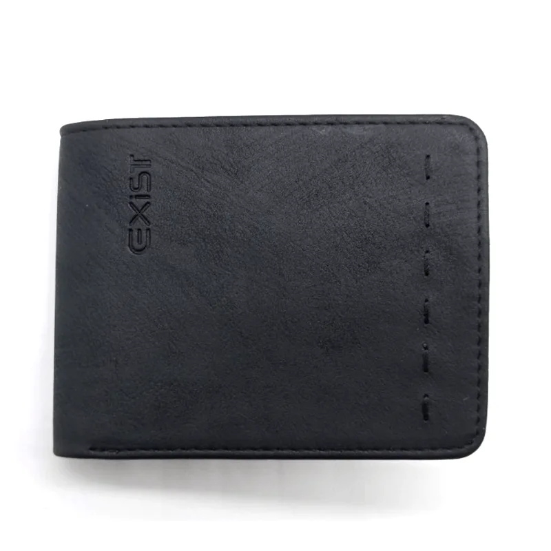 Thiết kế đơn giản với ví Bifold khắc logo cho nam giới